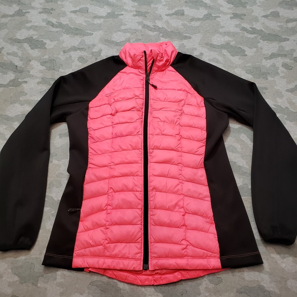32 Degrees Jacket Womens Medium Black Lightweight Down Full Zip‎